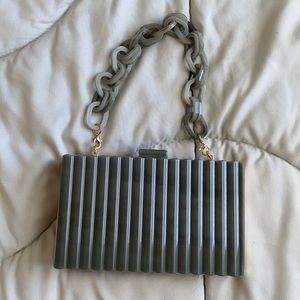 ZARA jade clutch